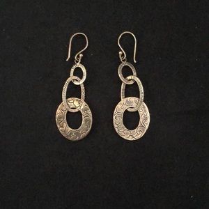 Silver earrings